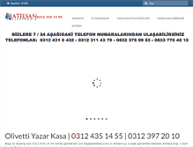 Tablet Screenshot of olivettiyazarkasa.com